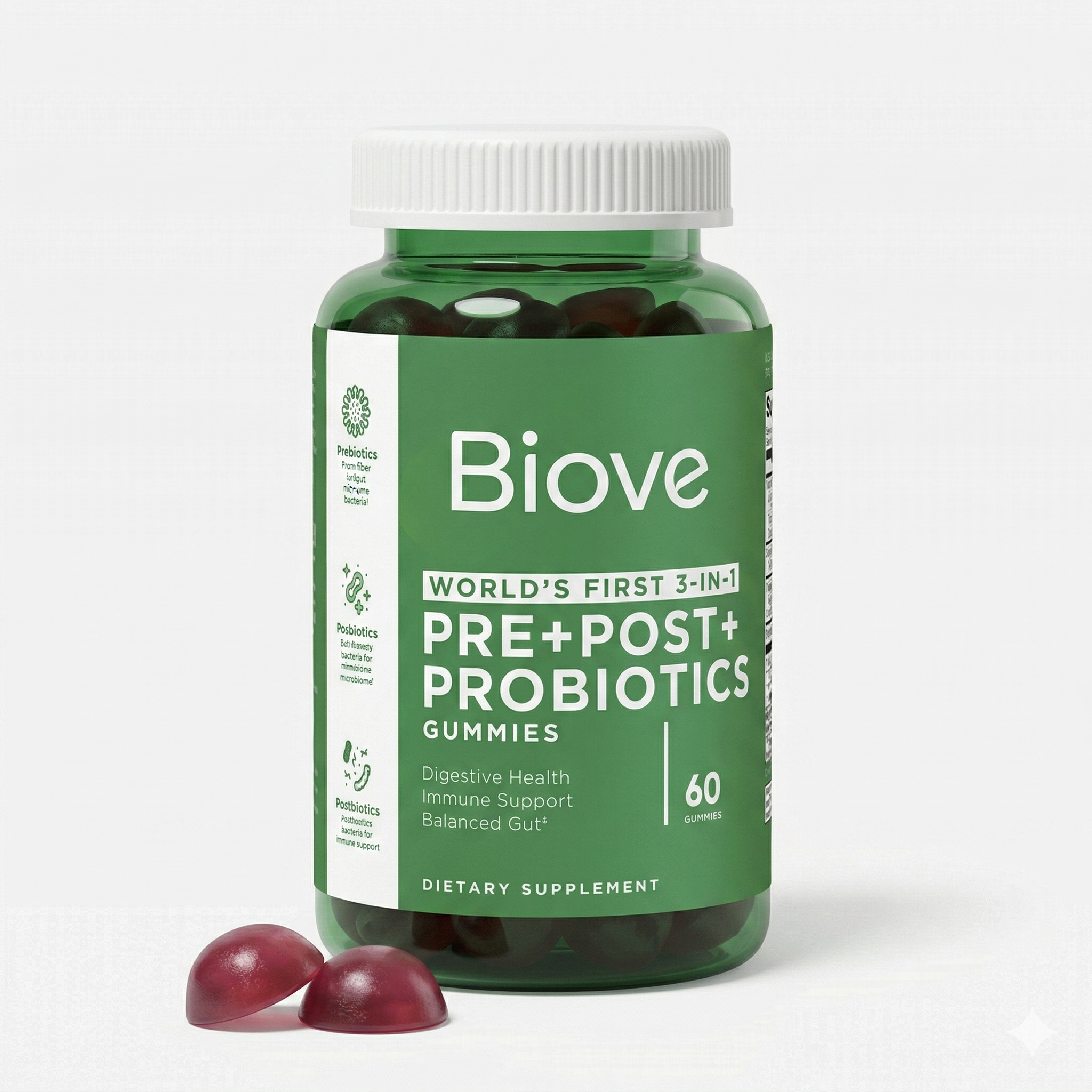 Gummies Probiotiques+ (60 capsules)